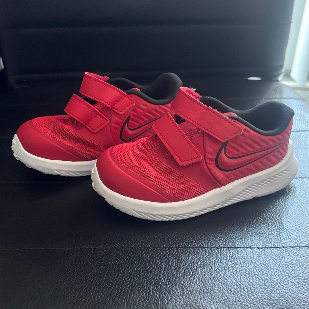 Nike Kids' Red and Black Sneakers